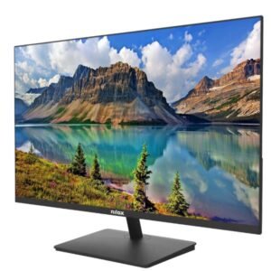 Monitor Desktop – 24" FHD IPS / 1ms / 75Hz / 300cd/m² / HDMI / VGA / VESA 75x75mm / Cornice sottile / Design nero elegante