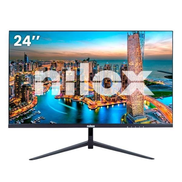 Monitor NILOX TECH 23.8 pollici Full HD VA 100Hz 1ms HDMI DisplayPort VESA nero
