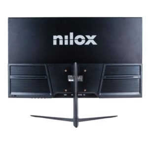 Monitor Desktop – NILOX TECH 23.8" Full HD VA / 100Hz / Tempo di risposta 1ms / HDMI + DisplayPort / Supporto VESA 75x75mm / Cornice Sottile / Design Nero Ultra Slim / Garanzia 36 Mesi