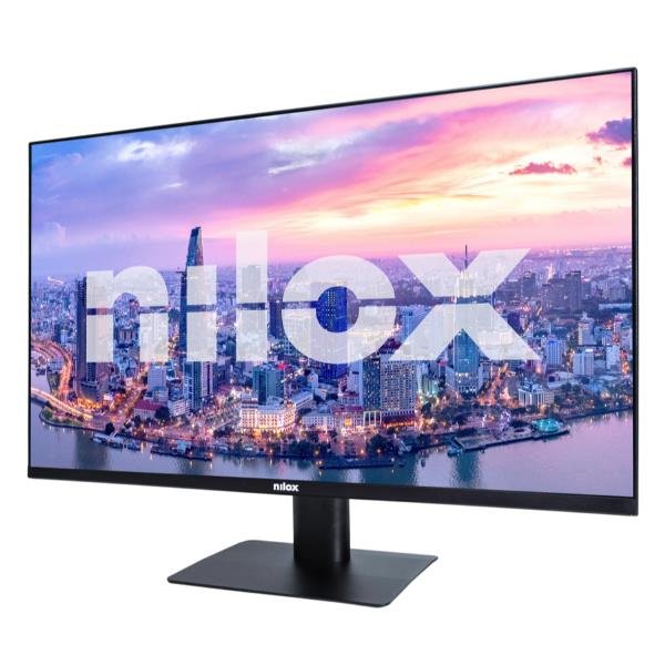 Monitor Desktop NILOX TECH 23.8" IPS FHD 1920x1080, 100Hz, 1ms, HDMI, DisplayPort, Altoparlanti Integrati, Nero, VESA 100x100, Monitor PC Multimediale 24 Pollici - immagine 3