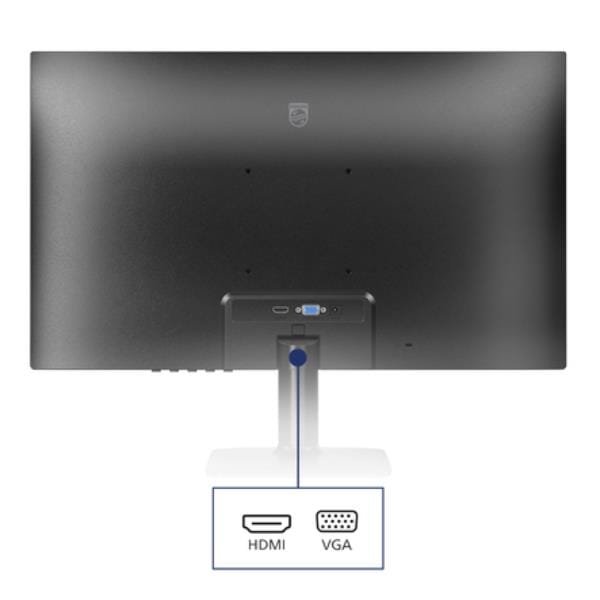 Monitor Desktop 24E2N1110 23,8 Pollici Full HD IPS, 120Hz, 4ms, HDMI e VGA, Schermo Antiriflesso, Luminosità 300 cd/m², Design Nero Sottile e Alimentatore Esterno* - immagine 6