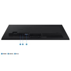 Monitor Desktop - S24D300 24" IPS FHD 100Hz / 5ms / HDMI / VGA / Design Elegante Nero con Alimentazione Interna - Ideale per Casa, Ufficio e Studio