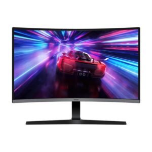 Monitor Desktop S27D396 Curvo 27" FHD VA 100Hz con Speaker Integrato, HDMI e VGA, Design Nero, Supporto VESA 75x75mm