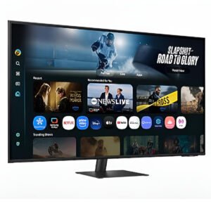 Smart Monitor S43FM702 43 pollici UHD 3840x2160 con pannello VA, HDR, porte HDMI e USB-C, Ethernet, speaker integrati e telecomando, design nero