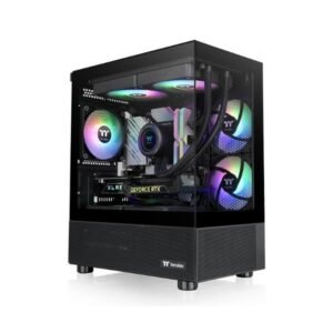 Thermaltake View 170 TG ARGB cabinet gaming Micro-ATX nero con vetro temperato e ventole ARGB da 120mm