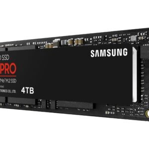 Samsung SSD 990 PRO 4TB M.2 PCIe 4.0 x4 NVMe 2.0, fino a 7450 MB/s, Lettura/Scrittura 6900 MB/s, SSD Interno per PC Desktop e Notebook-MZ-V9P4T0BW-CG